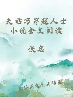 夫君乃穿越人士小说全文阅读